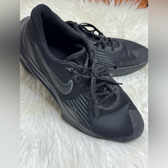 Nike Precision 5 Unisex Basketball Shoes 9.5 Black/Anthracite - Picture 2 of 11